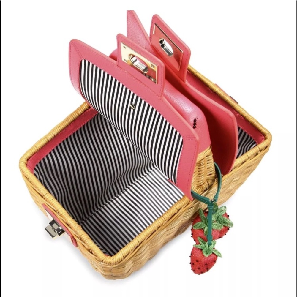 Kate spade collector’s picnic 3D wicker basket bag - Picture 6 of 7